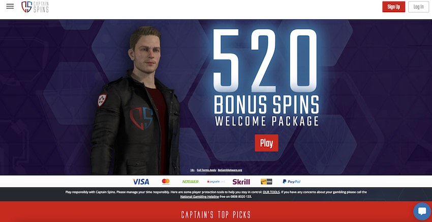 Captain Spins Home Page
